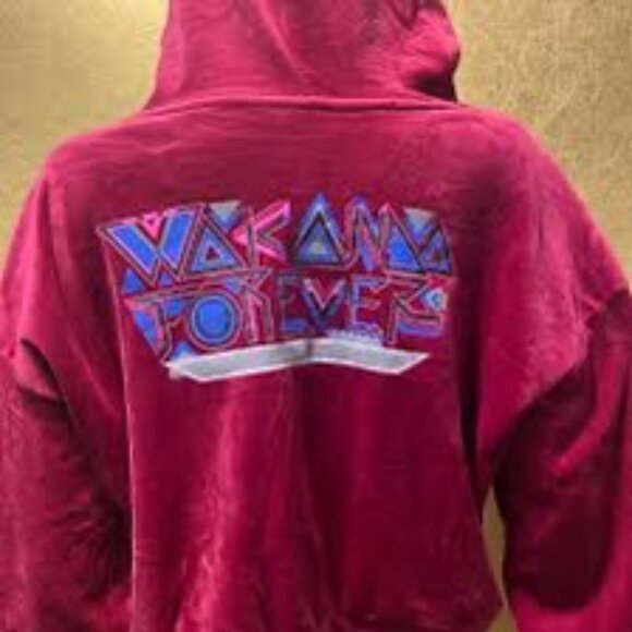 Marvel Women's Wakanda Forever Velour Graphic Zip-Up Hoodie L,  Pants Size XL - Picture 9 of 10